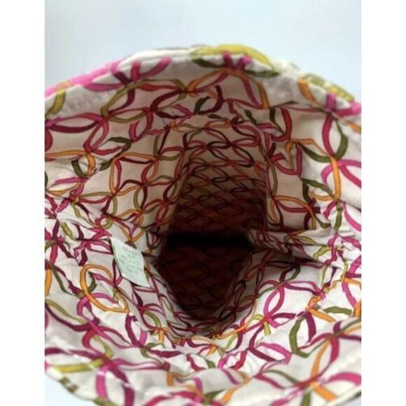 Vera Bradley Tea Garden Cheers To You Wine Bottle Drawstring Gift Bag RETIRED - Picture 3 of 5